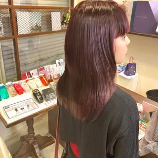 ミディアム カラー ウチダ ユウヤのヘアスタイル