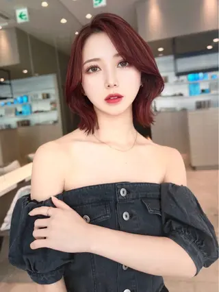 カラー 廣永 優芽のヘアスタイル