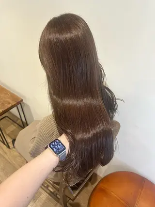 ロング カラー ヘアアレンジ Himawari♡ 柔らかいカラーのヘアスタイル