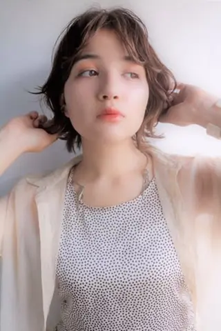 ショート カラー パーマ odagiri yoshitakaのヘアスタイル