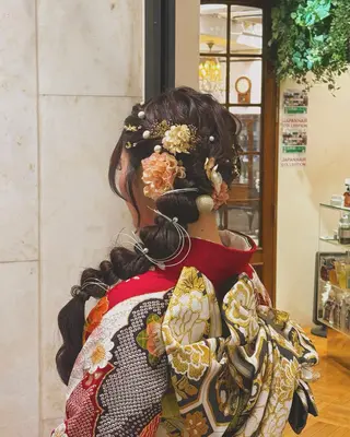 ロング ヘアアレンジ ヘアアレンジ 表参道 💠Ayano💠のヘアスタイル