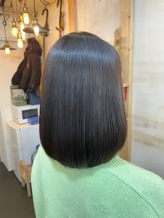 ミディアム カラー SUN GLOW  サングロウ所属・水素トリートメント／ 髪質改善/ナカノメのヘアスタイル