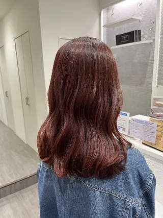 カラー 暖色🍎透明感カラー 🩵小林かりんのヘアスタイル