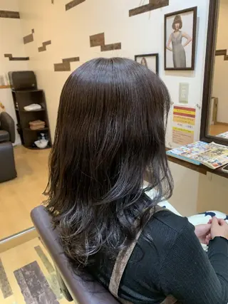 ロング カラー サトウ シューイチのヘアスタイル