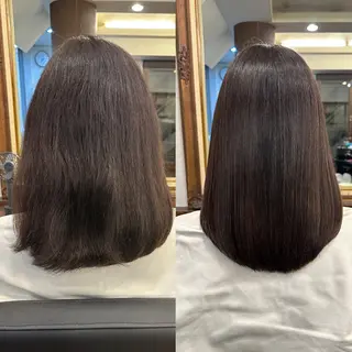 セミロング 名古屋栄の髪質改善 トリートメント/清田のヘアスタイル
