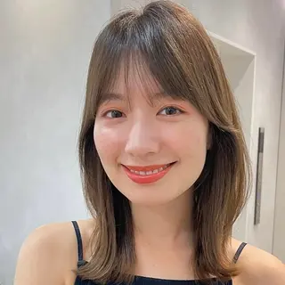 ミディアム 表参道レイヤー Kinoのヘアスタイル