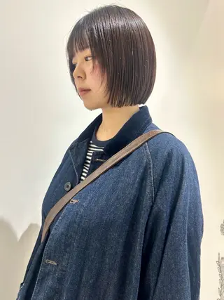 ショート 👔ボブ﹨髪質改善 ストレート🩳ももかのヘアスタイル