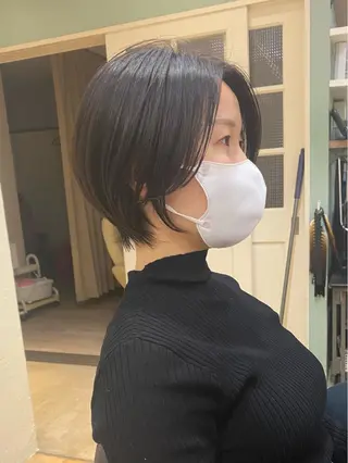 ショート カラー ショートカット パーマ石井のヘアスタイル