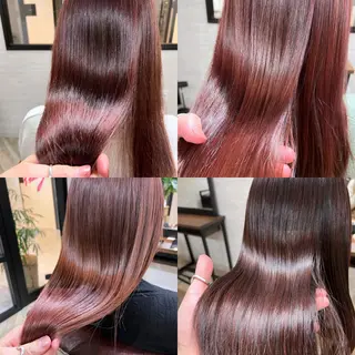 セミロング カラー 縮毛矯正×髪質改善 店長　DAITOのヘアスタイル