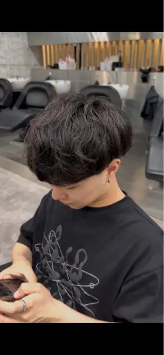 パーマ メンズ 【fifth】 立花啓翔のヘアスタイル