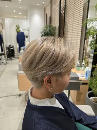 ショート ✂髪質改善ストレート NO.1 深澤 颯斗のヘアスタイル