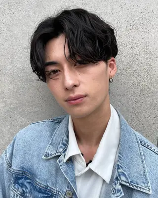 ショート カラー パーマ ヘアアレンジ メンズ 亀井隆汰/メンズ専門 パーマ特化美容師のヘアスタイル