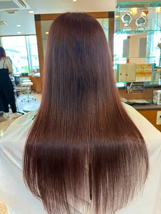 ロング カラー 亀山 来未のヘアスタイル