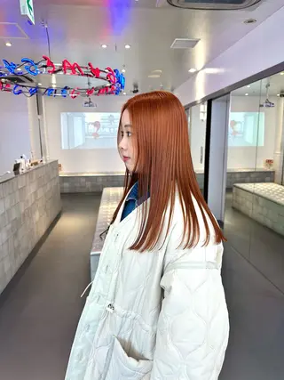 セミロング カラー 🌈艶髪ベージュ🌈 ユウトのヘアスタイル