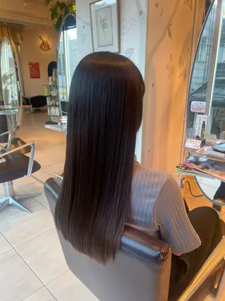 ロング パーマ 菊池 菜月のヘアスタイル