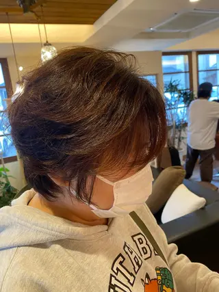 ショート パーマ 井上 歩美のヘアスタイル