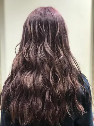 ロング カラー 松村 未央のヘアスタイル