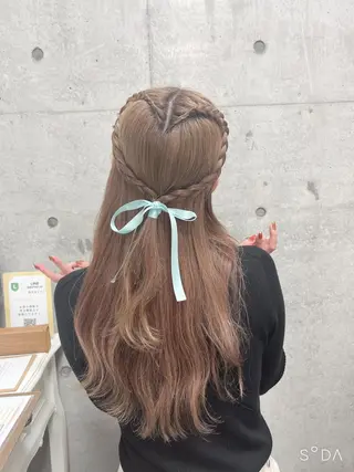 ロング ヘアアレンジ たなか なおのヘアスタイル