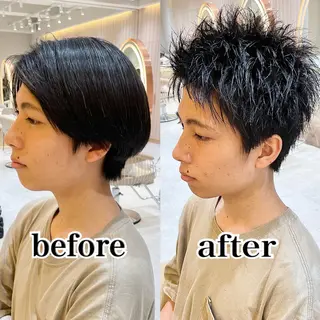 ショート メンズ 大人メンズパーマ メンズ特化　萱原大幹のヘアスタイル