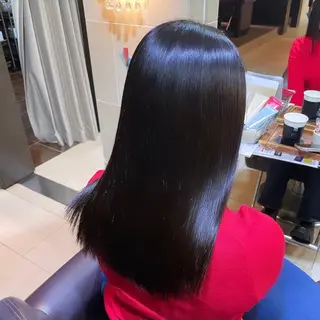 セミロング パーマ 艶髪/巻ける縮毛矯正 /髪質改善naoのヘアスタイル