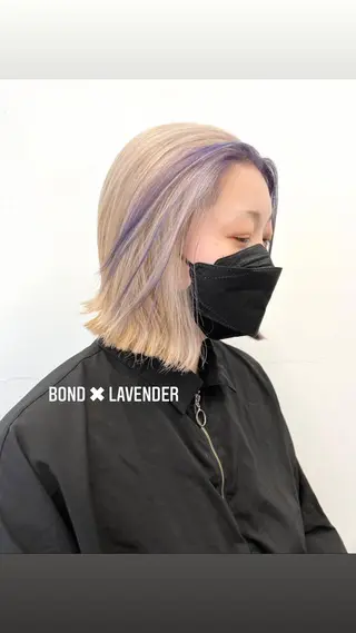 ミディアム カラー ヘアアレンジ HARU//原宿🤍 リピート率NO.1のヘアスタイル