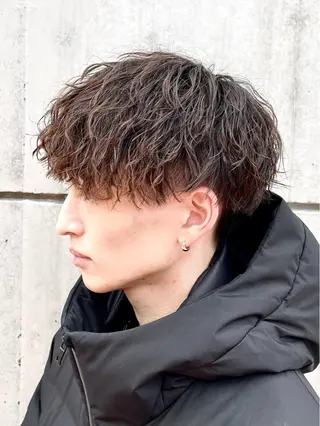 ミディアム 恵比寿メンズカット モデル無料/かずきのヘアスタイル