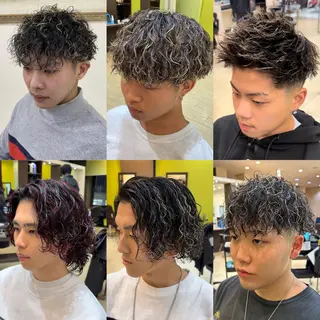 ロング メンズ 年間2000名担当◎ パーマ職人/仲原佑樹のヘアスタイル