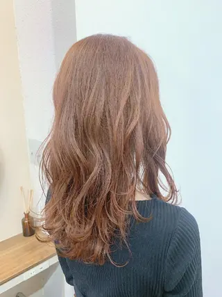 ロング カラー ナチュラル・抜け感 永井　賢三のヘアスタイル