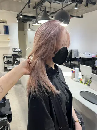 ミディアム カラー LA KING KYOTO所属・レイヤーカット/ miranのヘアスタイル