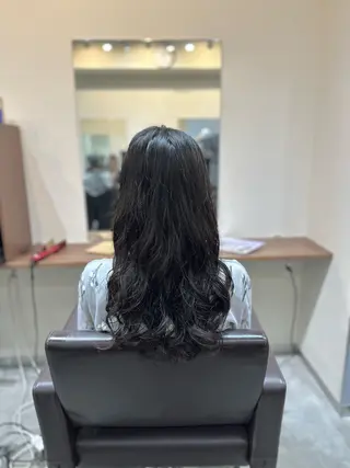 ロング カラー パーマ 平日オススメ✨ プチプラ✨山下のヘアスタイル