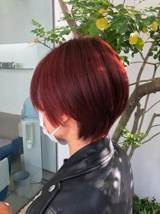 ショート カラー 千種区/くせ毛カット /尾島光季のヘアスタイル