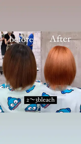 ミディアム カラー パーマ ヘアアレンジ メンズ キッズ ネイル マツエク・マツパ アイブロウ 🐺ウルフ×ハイトー ン🖤Yukinoのヘアスタイル