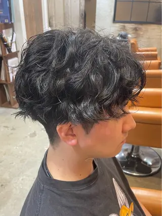 パーマ メンズ chic channel伊藤のヘアスタイル