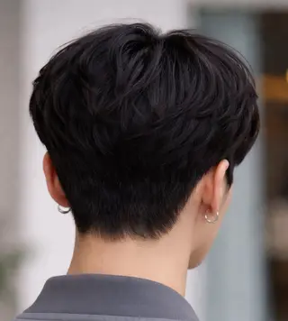ショート パーマ メンズ 🇰🇷韓国ヘア★ 副店長.쿠리타⭐︎のヘアスタイル