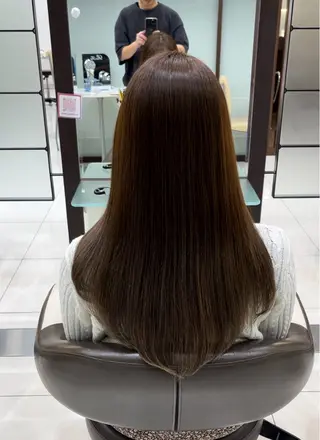 ロング カラー 森 広樹のヘアスタイル
