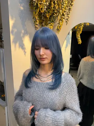 ロング aimu/レイヤー/ カラー/髪質改善のヘアスタイル