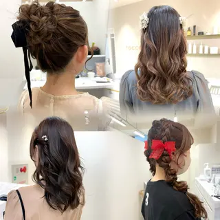ヘアアレンジ 🍒透明感カラー/ セット/SAKURAのヘアスタイル