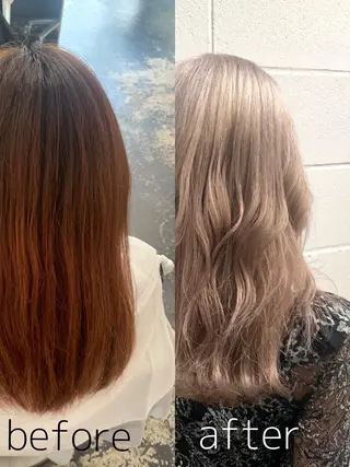 セミロング カラー ヘアアレンジ HARU//原宿🤍 リピート率NO.1のヘアスタイル