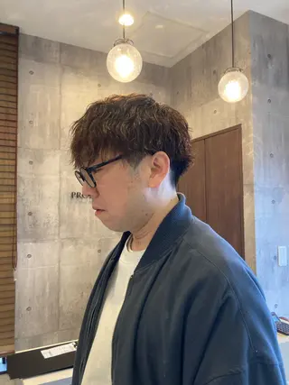 パーマ メンズ ハマノ ミユのヘアスタイル