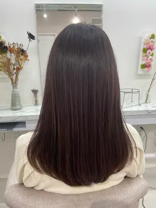 ロング カラー しみず さきのヘアスタイル