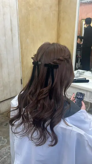 セミロング ともざねゆか UniQ/岡山駅のヘアスタイル