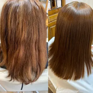 セミロング 縮毛矯正/山根勇平 /完全マンツーマンのヘアスタイル