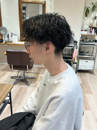 メンズ ﾏﾂｴｸ/men's /ｶﾗｰ🎀ﾋｶﾙのマツエク・マツパデザイン