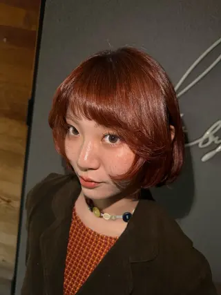 ミディアム hanae 安城/color🎼のヘアスタイル