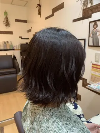 ミディアム カラー サトウ シューイチのヘアスタイル