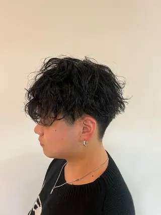 ショート カラー パーマ メンズ コンテスト入賞歴有✨ /HINA🪼のヘアスタイル