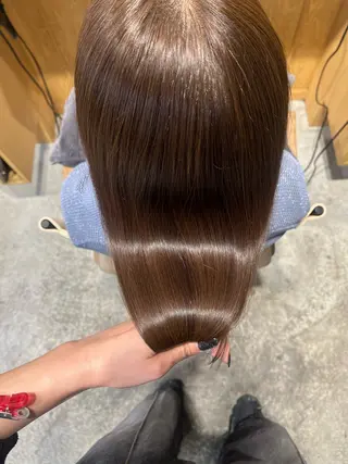ミディアム 🧸髪質改善/ 艶カラー/成田ありさのヘアスタイル