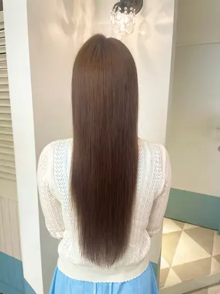 ミディアム ヒナ/酸性ストレート ・艶カラー🌿のヘアスタイル