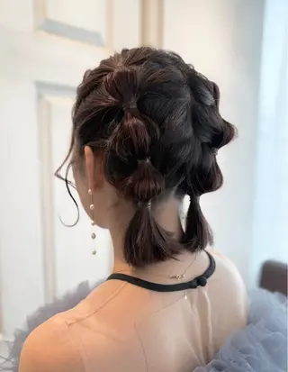 ヘアアレンジ ヘアメイク美容師 🦋サカモトレナ🦋のヘアスタイル