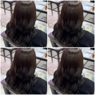 ロング カラー 髪質改善 艶髪矯正 エクステ かいり✂️のヘアスタイル